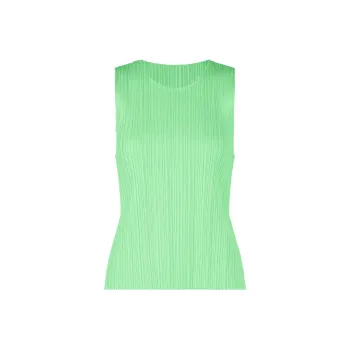PLEATS PLEASE ISSEY MIYAKE Tank Top Women's Mint Green