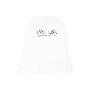 Moncler Graffiti logo Long sleeve T shirt