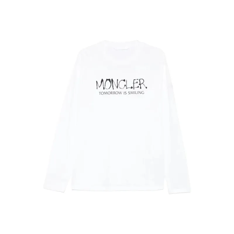 Moncler Graffiti logo Long sleeve T shirt-0