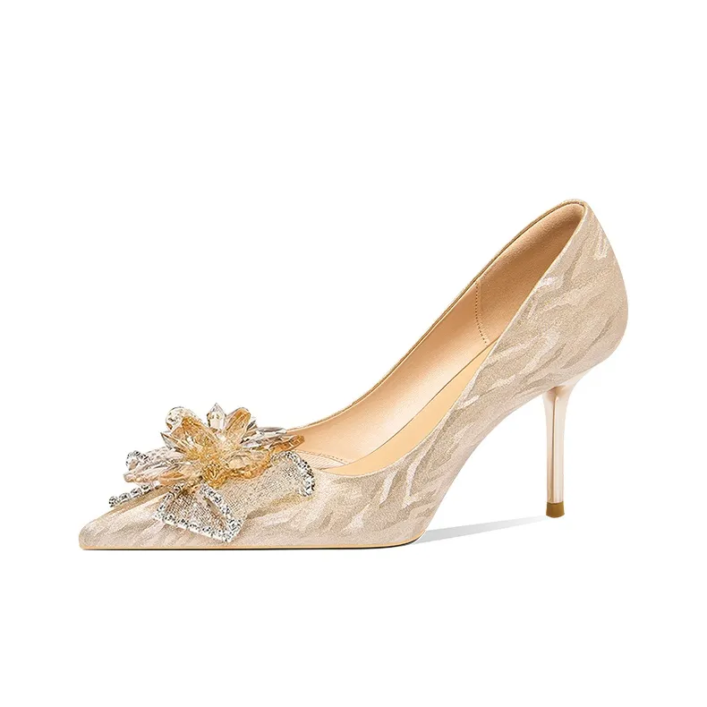 LOLY High Heels Women's Gold Box-5