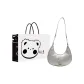 Silver+Shopping Bag