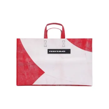 FREITAG PVC Tote Bag, Shopping Bag, Handbag Tubas Unisex Red & White