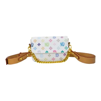 Morellybear PVC Crossbody Bag Women's Multicolor/Coffee