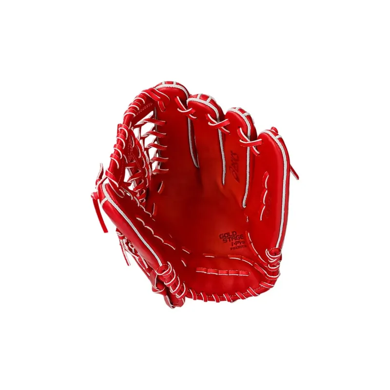 Asics Baseball Gloves Catcher's Glove Leather Unisex Red-1