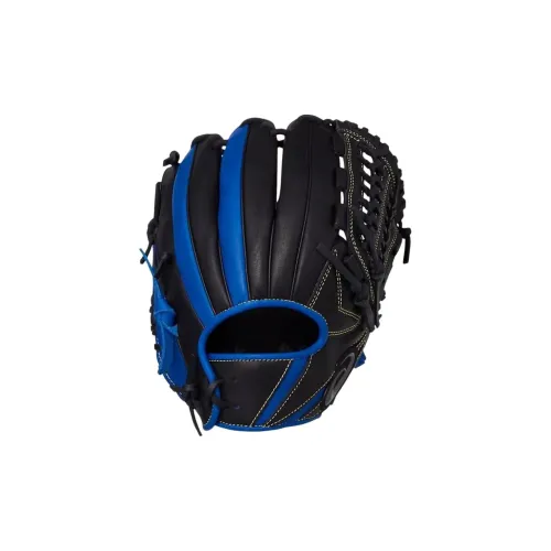 Asics Baseball Gloves Catcher's Glove Leather Unisex Black