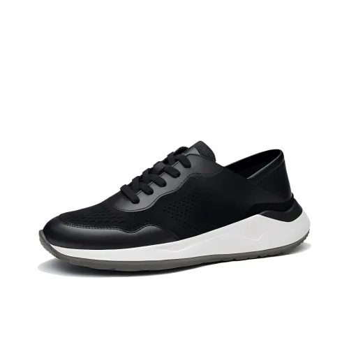 SAINT ANGELO Low Top Casual Shoes Men's Black