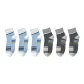 Light Blue 3+Heather Gray 3