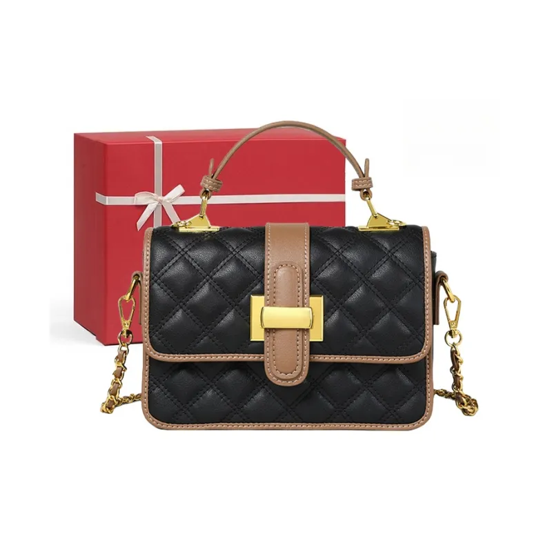CNNCOO Cow Leather Shoulder Bag, Crossbody Bag, Handbag Regular Women's Ecru/Black/Extreme Night Black-6