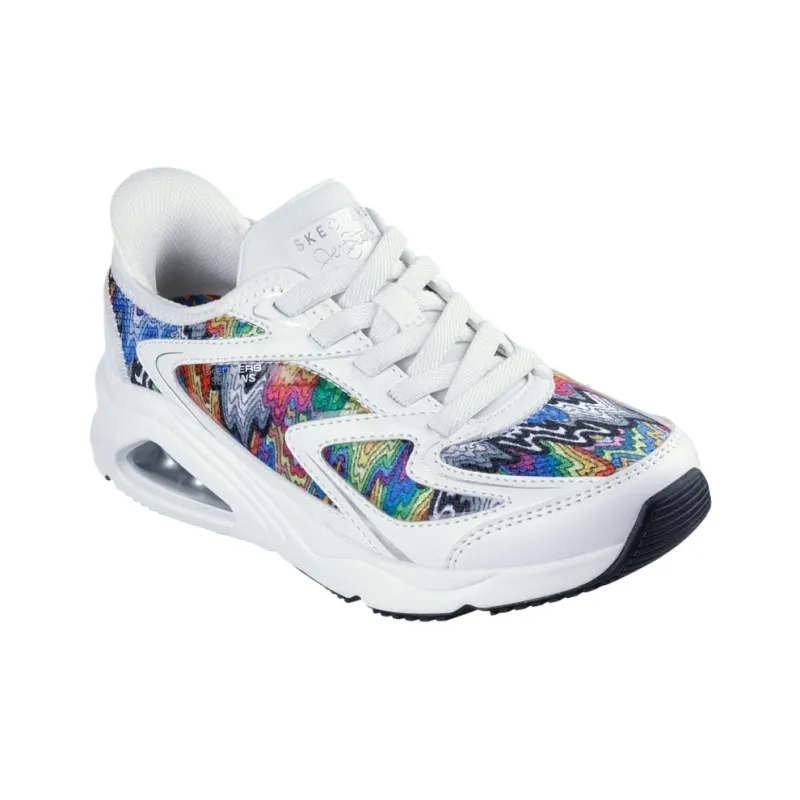 Jen Stark x Skechers Mid Top Casual Shoes Women's White-3
