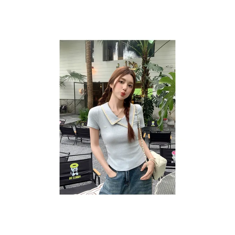 Flowers In Water T Shirt Women's-4