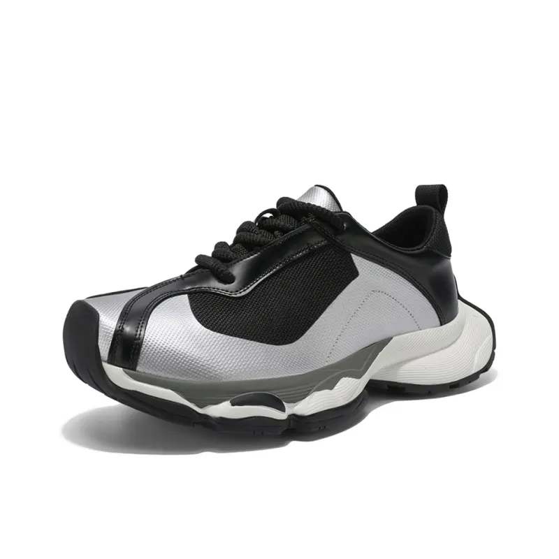 OUGLEMEN Slip Resistant, Abrasion Resistant, Coverage Height Increasing Low Top Casual Shoes Men's-12
