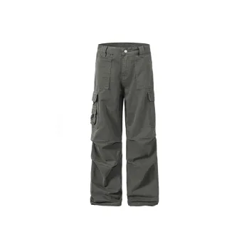 HKRXEC Cargo Pants Men Gray