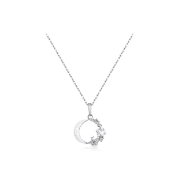 Teddy Bear Collection S925 Silver Necklaces Women's