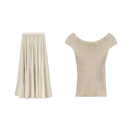 POPO.INFO Two Piece Skirt Sets Women's