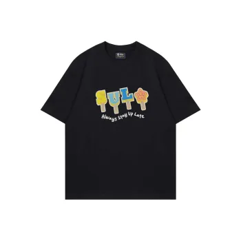 STAY UP LATE T Shirts Unisex Black