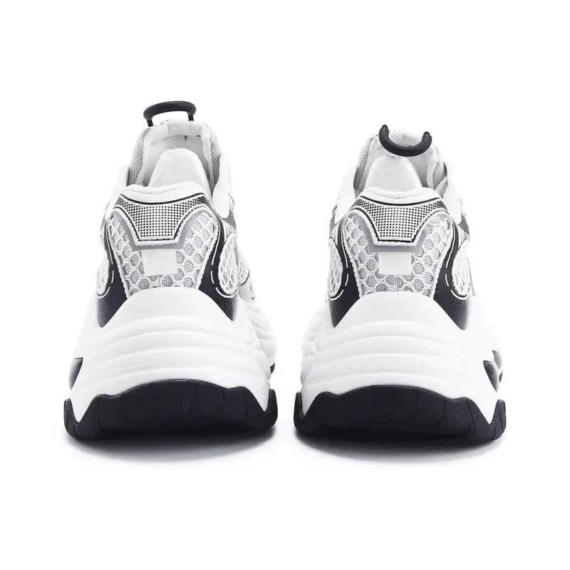 DHARRY Leisure Time Collection Height Increasing Breathable Low Top Chunky Sneakers Women's-10