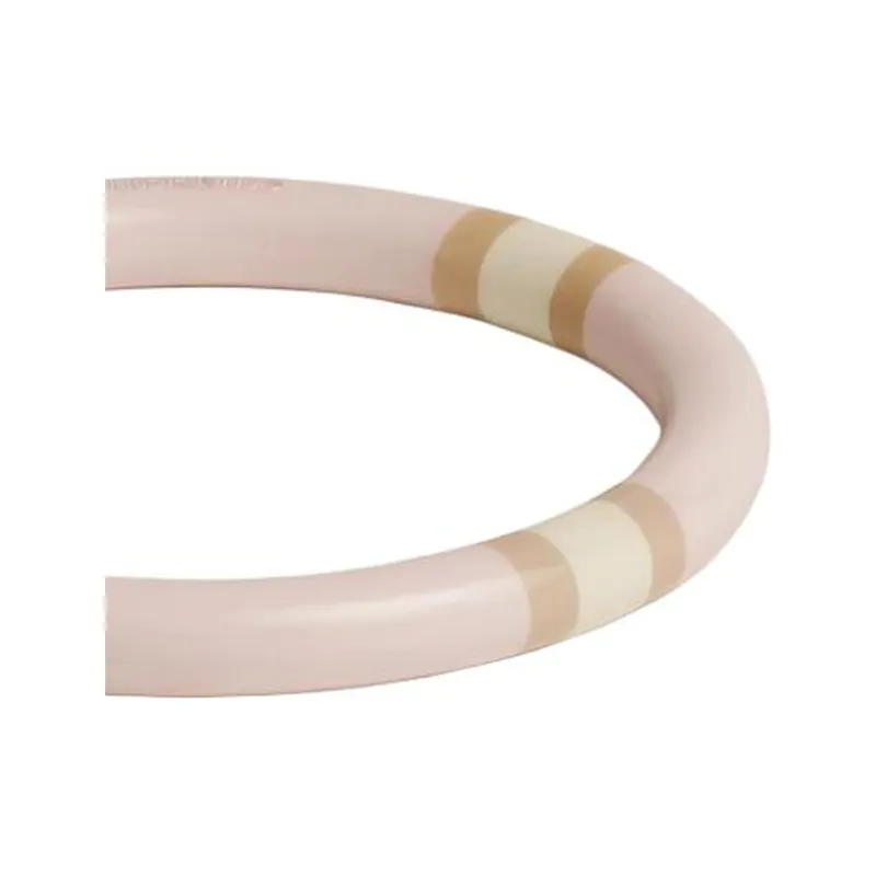 HERMES Lacquer Wood Bangles Women's Light Pink-1