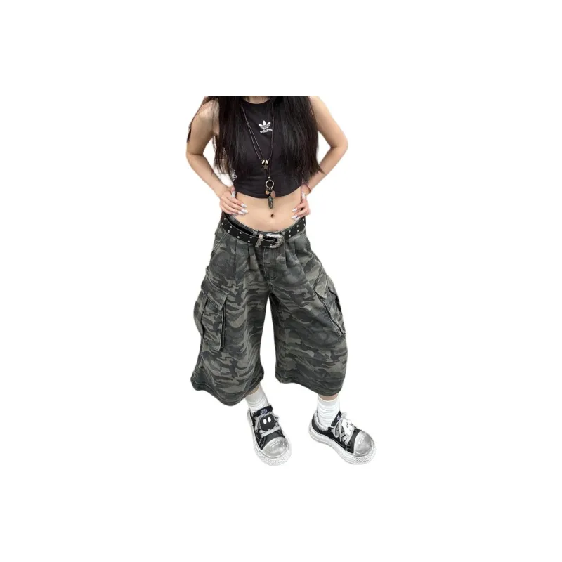 PVPVPV Cargo Shorts Unisex Camouflage-1