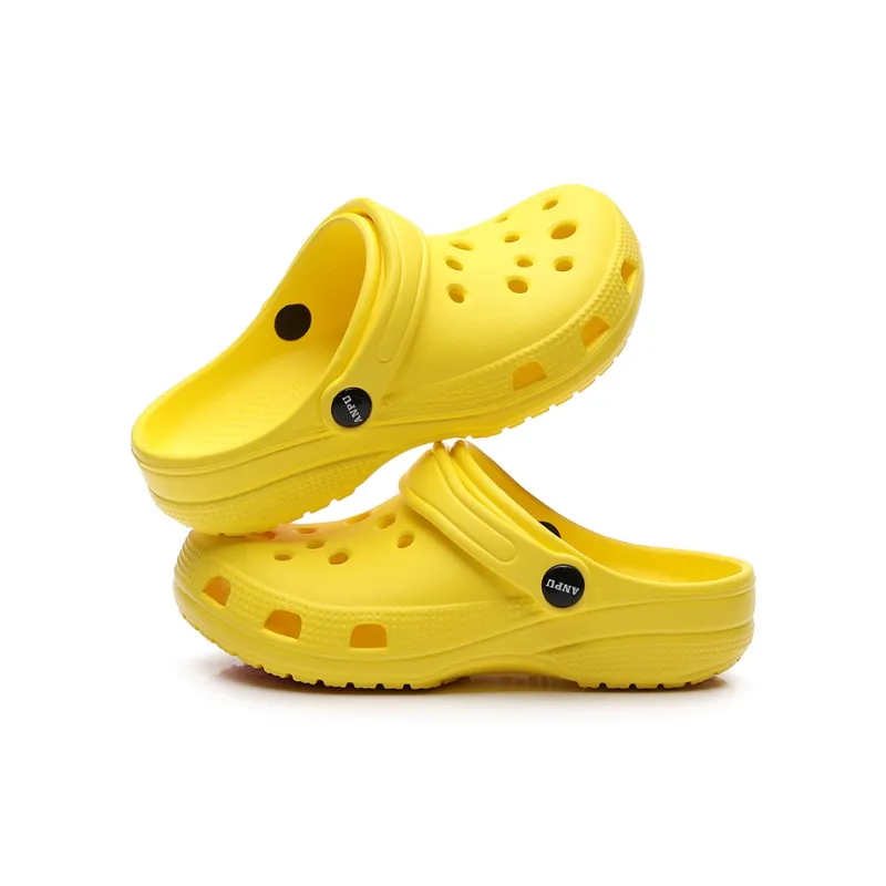 XGGC Summer Outerwear Closed Toe Breathable Odor Resistant EVA Slip Resistant Platform Kids' Slip Resistant Clogs-18