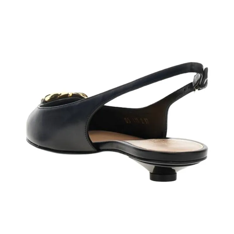 Valentino Vlogo Casual Single Shoes Women's Black-3