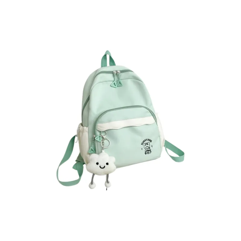 WXRX Composite Fabric With Nylon Backpack Women's Multicolor-12