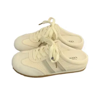ABCYLM Rubber Sole Quiet Abrasion Resistant Slip Resistant Closed Toe Slippers Women's