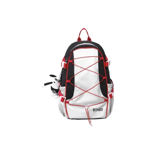 GOBLIN SHARKS 1759 Nylon Backpack Regular Unisex Black & Red/Black & Gray
