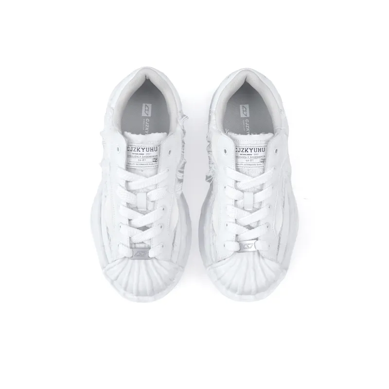 CJZKYUHU Casual Shoes Unisex White-2