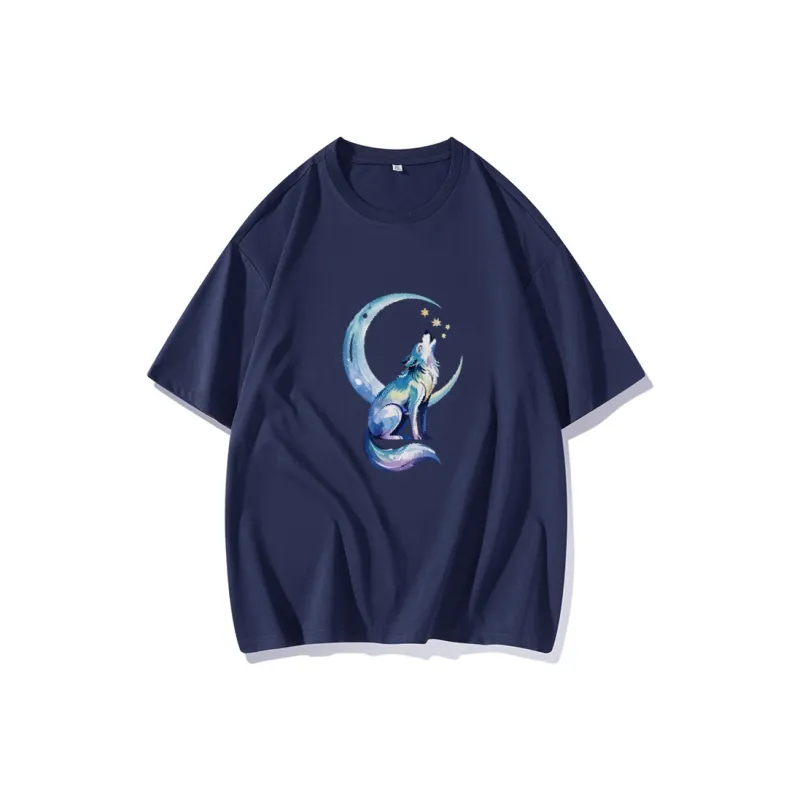 FAIRWHALE Drop Shoulder Sleeve T Shirt Women's-9