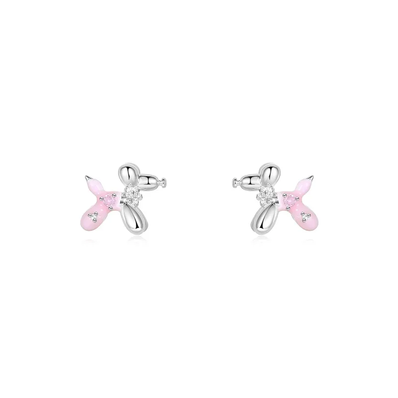 DODOGOGO S925 Silver Stud Earrings Women's-4