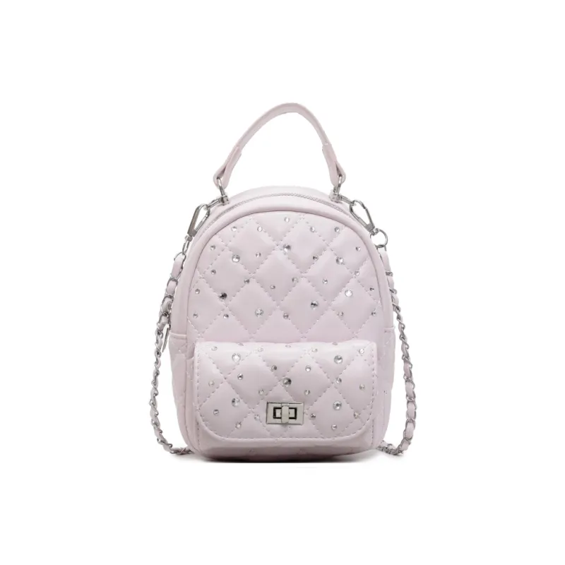 BAODIDAISHU PU Commute Backpack Shopping Travel Backpack Regular Women's White/Black/Red/Yellow/Denim Blue/Pink Purple-29