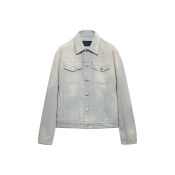 PRADA Denim Jacket Men's Light Blue