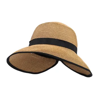 15 MINS Paper Reed Bucket Hats Women's