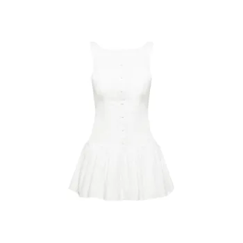 ARITZIA SS25 Sunday Best Foxglove Poplin Dress Sleeveless Dress Women's