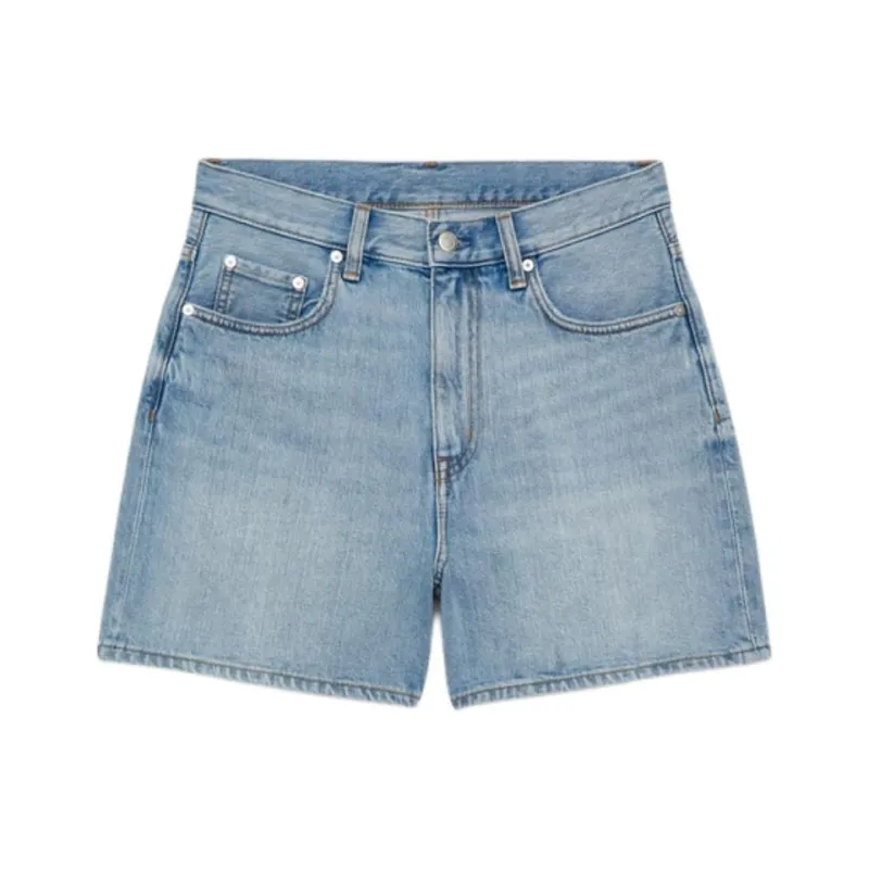 ARKET Denim Shorts Women's Washed Blue-0