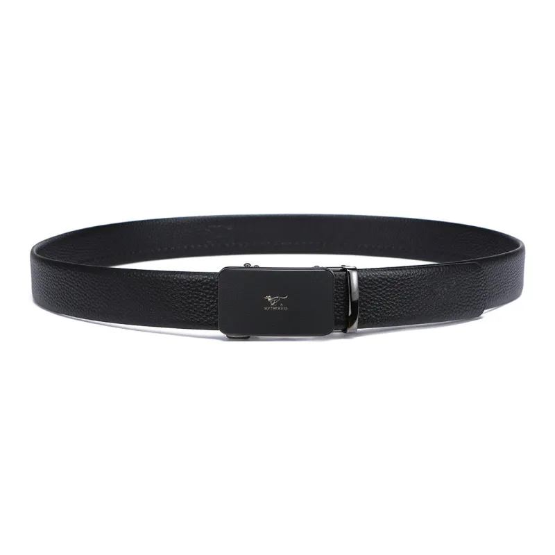 SEPTWOLVES Cow Leather Belts Men's Width 3.5CM-4