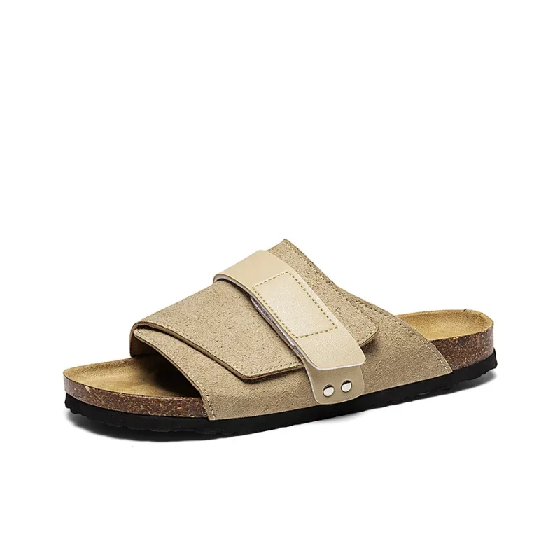 Dunnu Slide Slippers Men Yellow-6