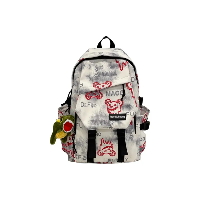 YUANTUZHE Nylon Backpack Unisex Multicolor-16