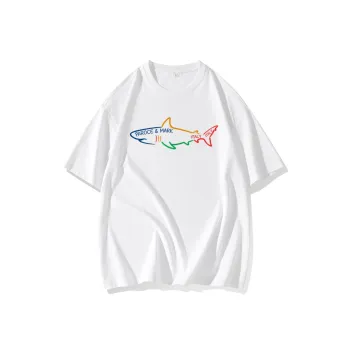 FAIRWHALE Drop Shoulder Sleeve T Shirt Women's