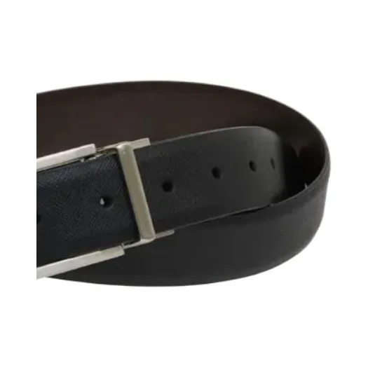 CALVIN KLEIN Leather Belts Unisex Black -2