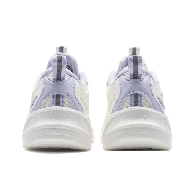 XTEP Slip Resistant, Breathable, Lightweight Low Top Casual Shoes Women's Sail White-4