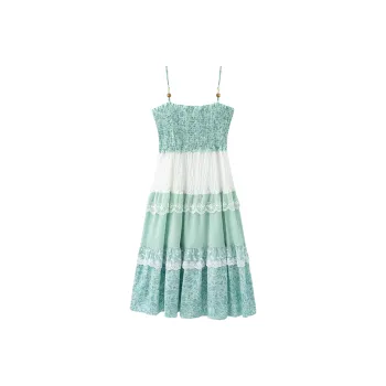 COVER TIME Slip Dresses Women's Green