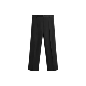 ZARA Suit Trousers Men Black