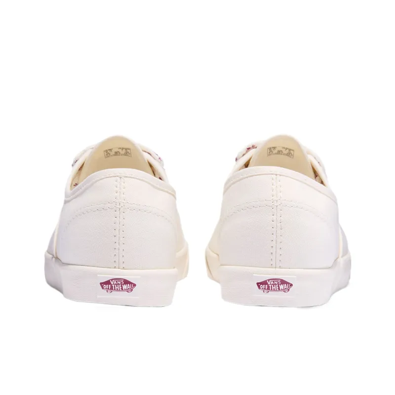 Vans Authentic Low Top Skateboard Shoes Unisex White-3