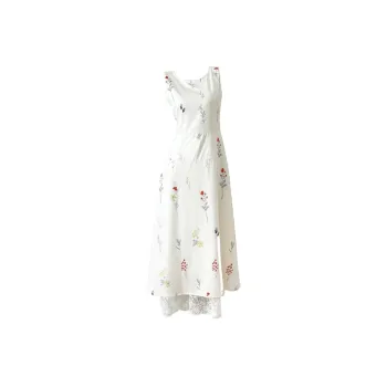 SKYA Sleeveless Dresses Women's Ecru