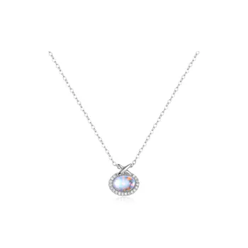 DODOGOGO Alloy, Synthetic Cubic Zirconia, Resin Necklaces Women's