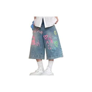 FORCEPULR Denim Shorts Unisex Blue