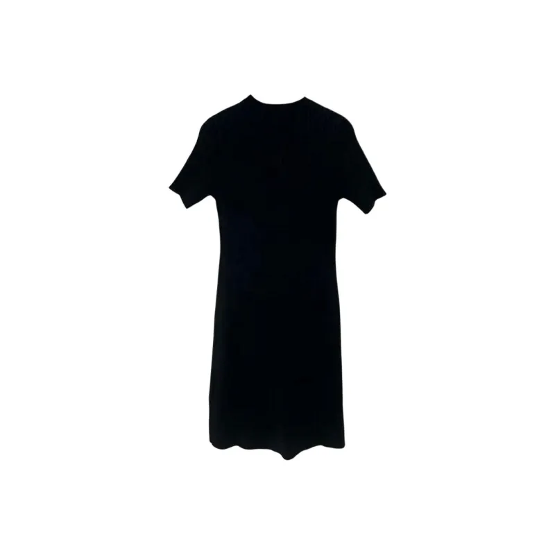 GUCCI SS25 Short Sleeved Dress Unisex Black-1