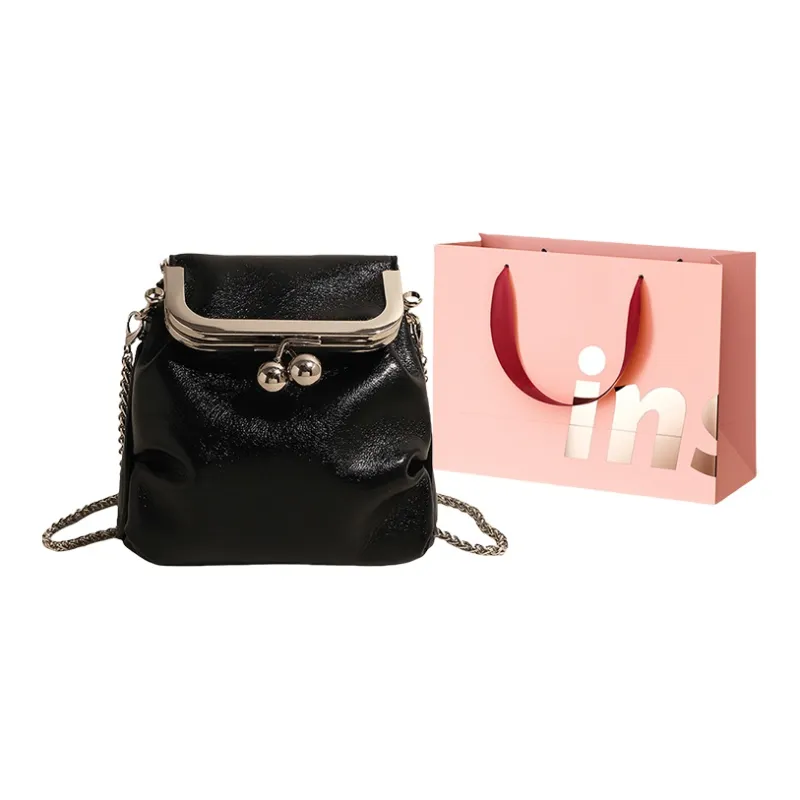 WHEELY BABY+ PU Crossbody Bag Women's Silver/Black/Gold-6