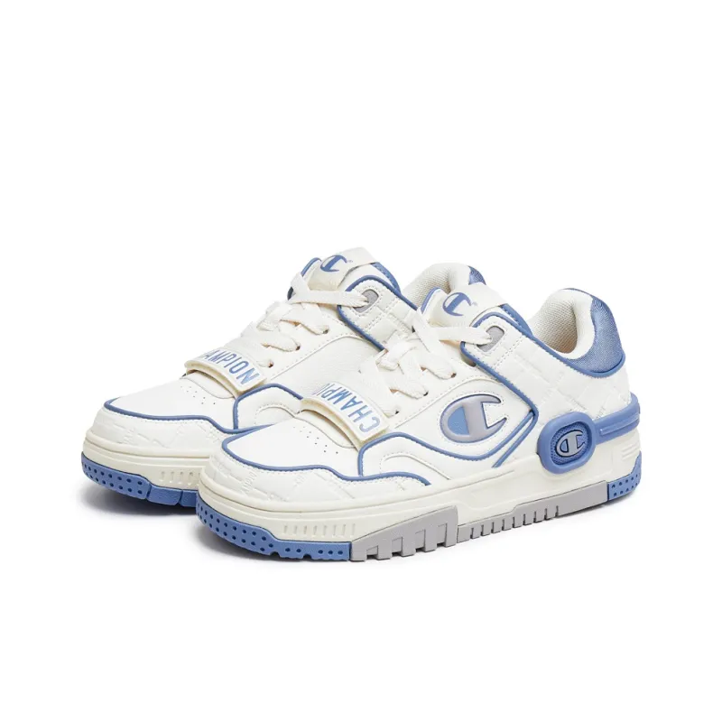 Champion Top Student Shoes Balance Low Top Skateboard Shoes Unisex Milk White/Eternal Blue-2